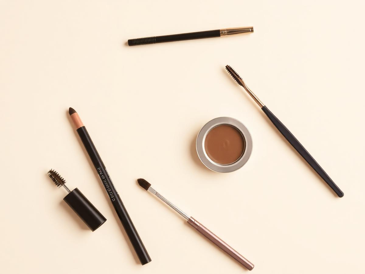 Brow lamination and shaping tools at Kathy Lashes & Beauty Studio